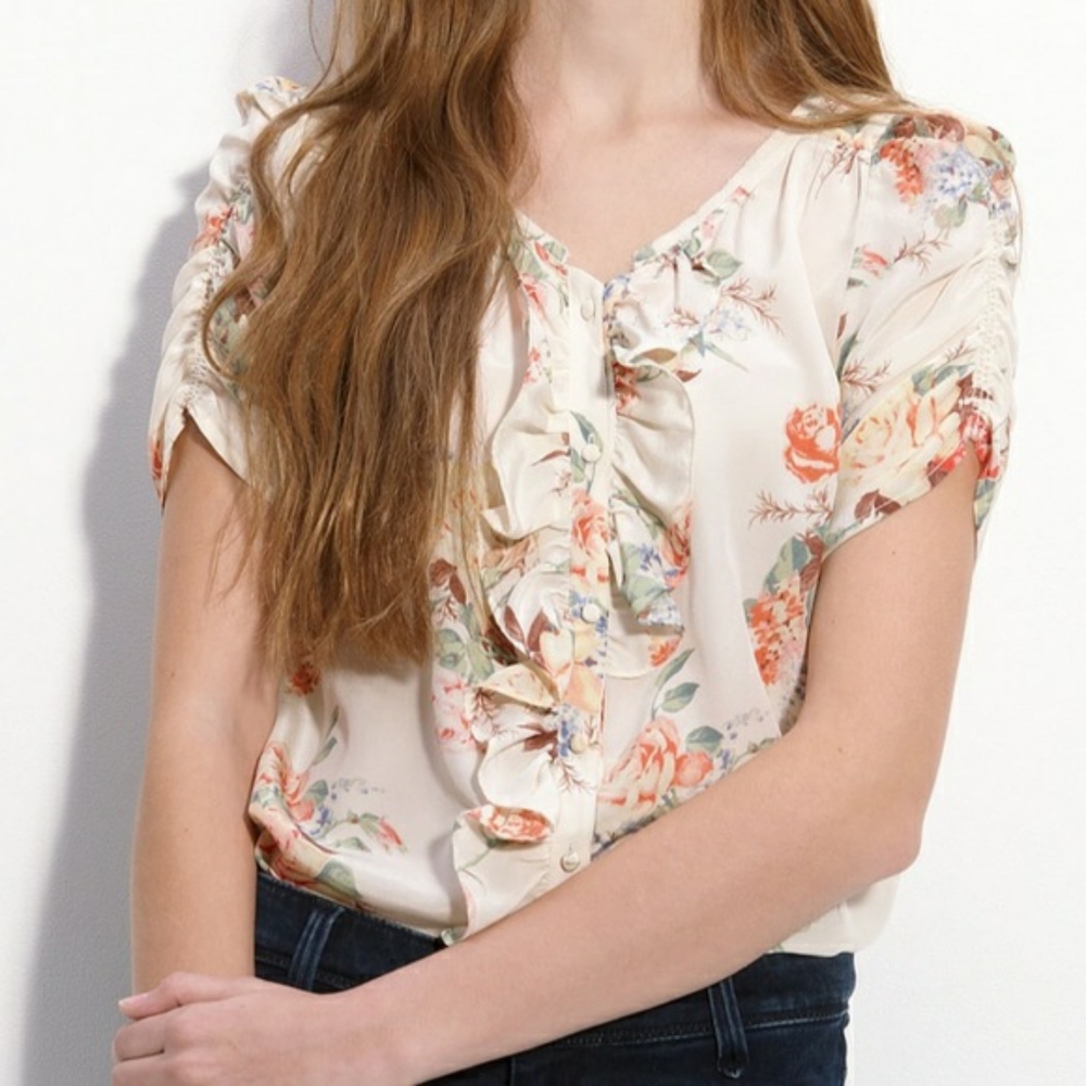 |Joie | Edita Floral Blouse - Picture 4 of 7